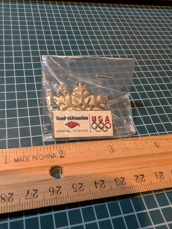 Bank Of America USA Winter Olympic Games  Pin