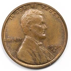 1939-S Lincoln Wheat Cent Uncirculated - San Francisco Mint
