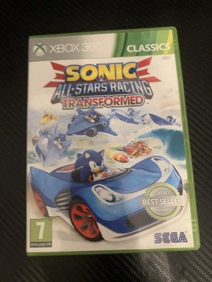 Sonic & All-Stars Racing Transformed (Xbox 360, 2012)