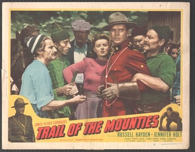 Trail of the Mounties 11''x14'' Lobby Card #5 Russell Hayden Jennifer Holt James O