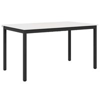 Esstisch Massives Kiefernholz Weiß 150 X 90 X 75 Cm