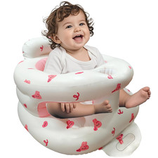 Inflatable Baby Seat for Babies 3-36 Months, Baby Chair with Fence Built in Ai