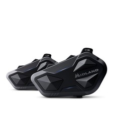 INTERFONO MOTO MIDLAND BTR1 DOPPIO BLUETOOTH FINO A 4 PERSONE CUFFIE RCF