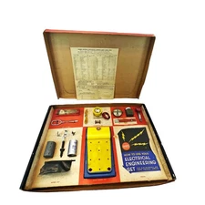 Vintage 1960's AC Gilbert Electrical Engineering Set No 11023 COMPLETE!! 