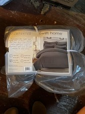 Swift Home FULL Down Alternative Comforter BRAND NEW NEVER USED COLOR GREY