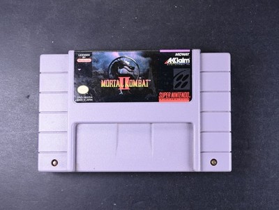 Mortal Kombat II 2 Cartridge Only!  SNES Super Nintendo Game
