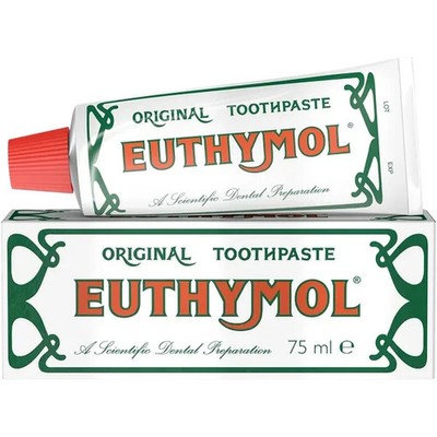 Euthymol Original Toothpaste 75ml, Free Shipping