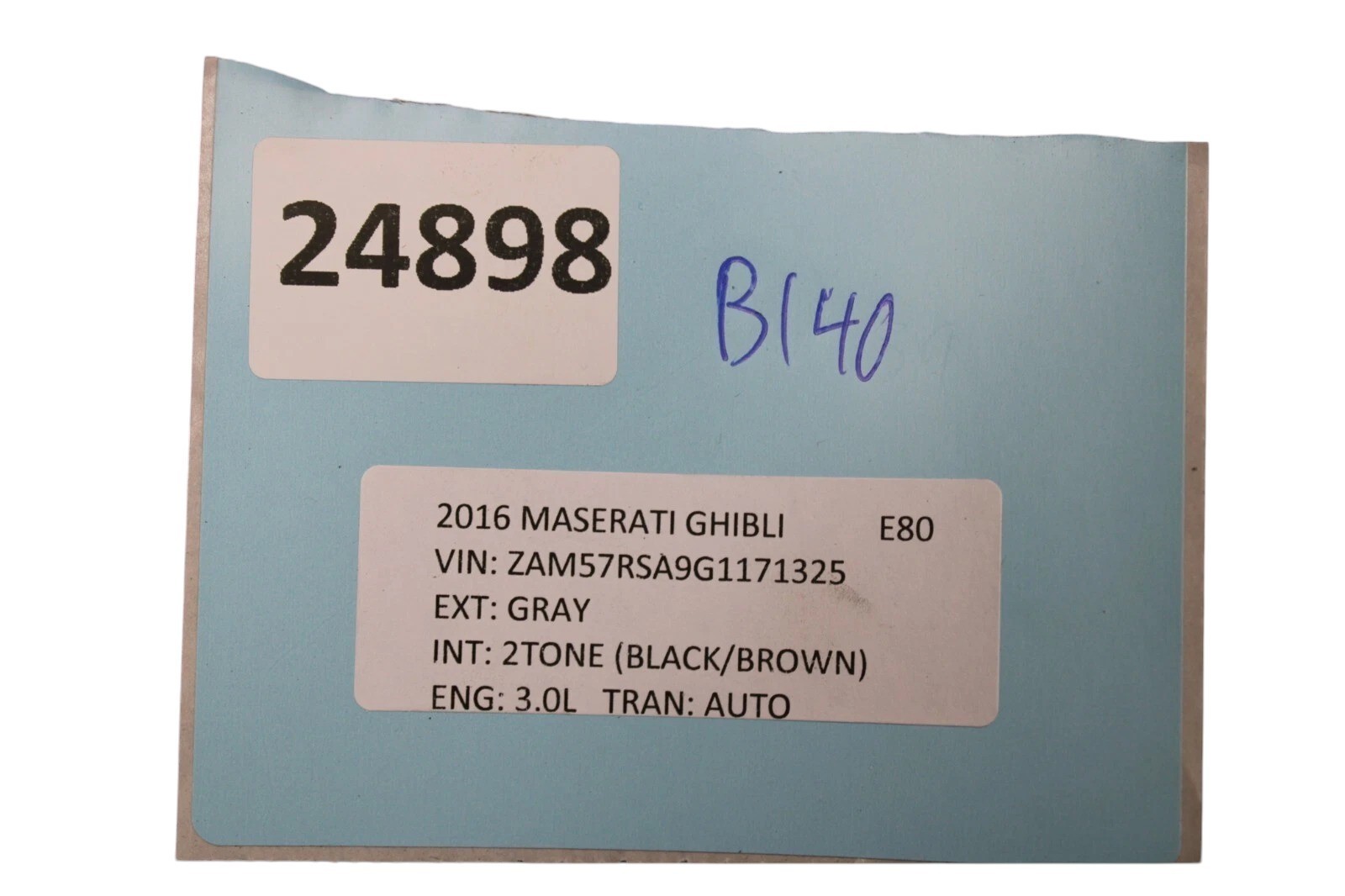 14-21 Maserati Ghibli Rear Right Side Exterior Door Handle 670005440 OEM