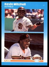 Kevin Mitchell 1987 Fleer Update #U-82 Giants MLB READ FREE SHIP AutographDen