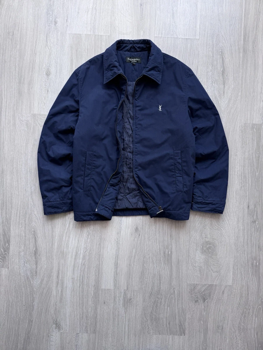 Saint Laurent Blue Coats, Jackets & Vests for Men for Sale | Shop