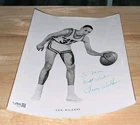 Lenny Wilkens St. Louis Hawks 1960-61 Signed Rookie Team Issue 8x10 Photo JSA