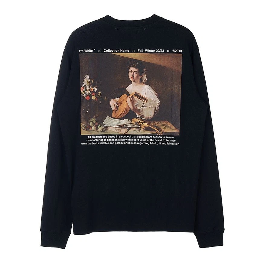 OFF WHITE Felpa uomo Off White stampa Caravaggio 37057083