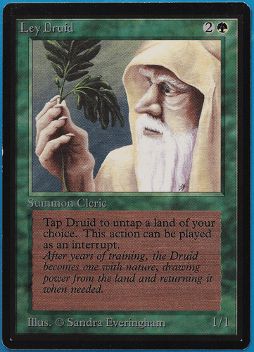 Ley Druid Beta NM Green Uncommon MAGIC THE GATHERING CARD (ID# 494370) ABUGames - Picture 1 of 2