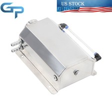 New Universal Aluminum 2l Radiator Coolant Overflow Reservoir Expansion Tank