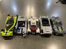 Lego Exotic Car Lot Of 5 Cars 3 Are Incomplet...