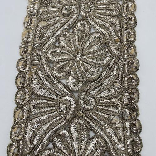 Vintage/Antik Sterling Silber & Goldarbeit Atarah für Tallit - Judaica - Bild 6 von 12