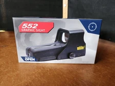 552 Graphic Sight AA (14500) 1.5V x 2 Red Dot Sight Open Millitary Police Grade 