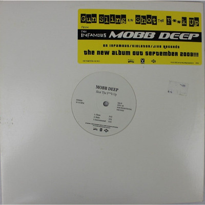 MOBB DEEP SHOT UP / GUN SLING RUDE BOY RAP MUSIC 12'' VINYL RECORD *QUICK SHIP*