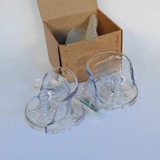 Two Kartell Olaf von Bohr 4702 Transparent Coat Hanger Hooks