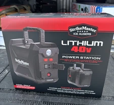 NIB Strike Master Power Station LFV-40VPS For StrikeMaster 40v Battery Tool Only