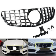 KÜHLERGRILL SPORTGRILL GT STIL FÜR Mercedes-Benz E-Klasse Coupe C207 14-16 CHROM