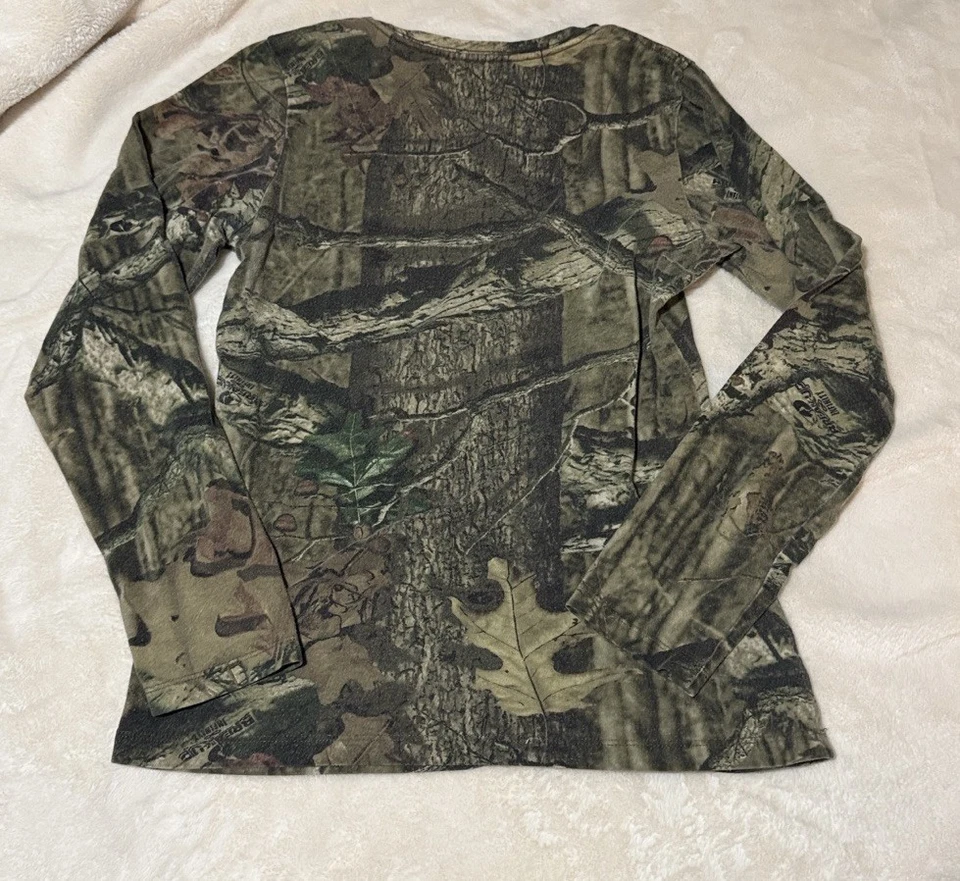 Камуфляжная рубашка с длинным рукавом Mossy Oak Break Up Infinity * женский размер маленький * - Изображение 2 из 3