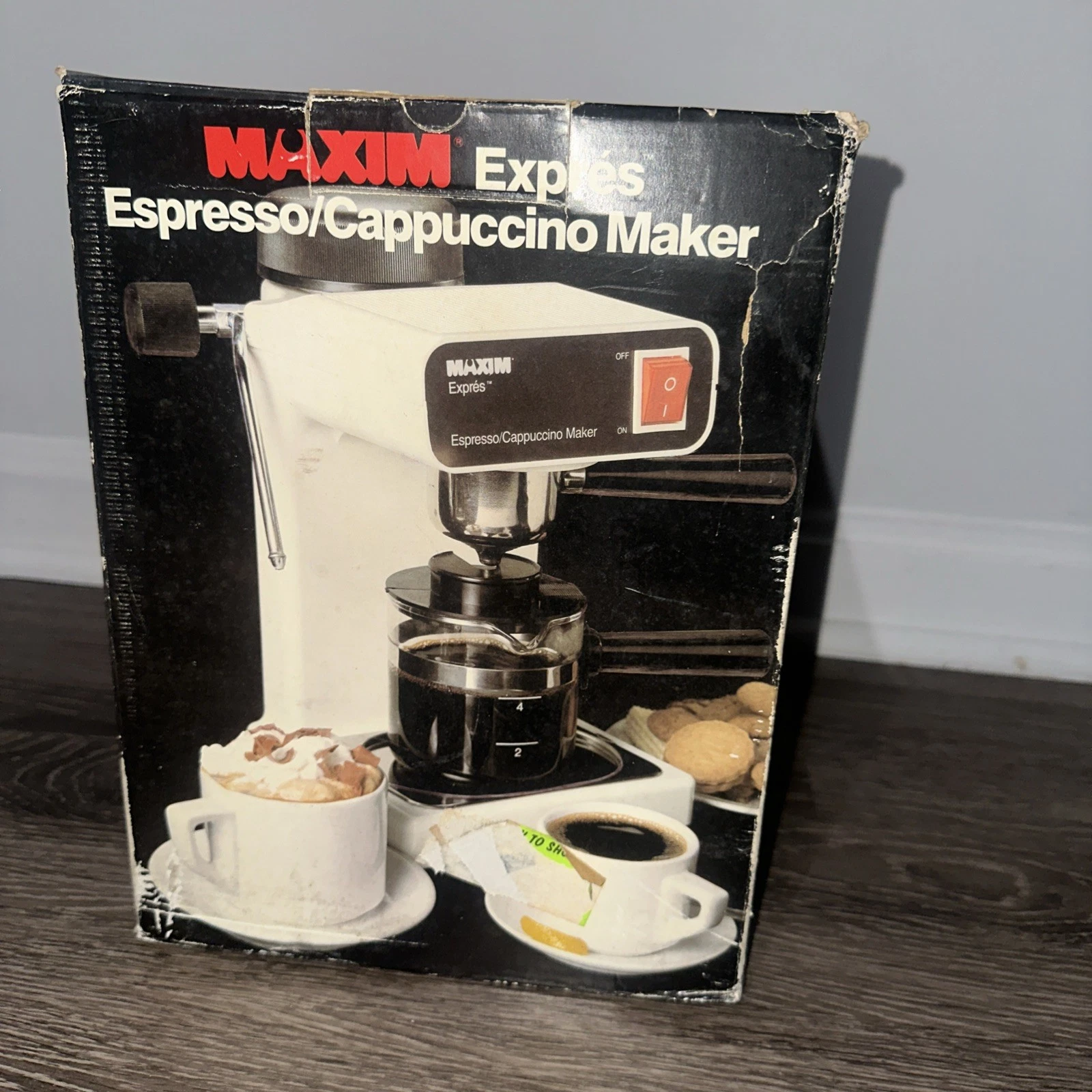Vintage Maxim Espresso & Cappuccino Machine EX-102 Exprés