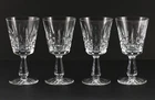 4 Waterford Crystal KYLEMORE Cut Glass Water GOBLETS Ireland Vintage