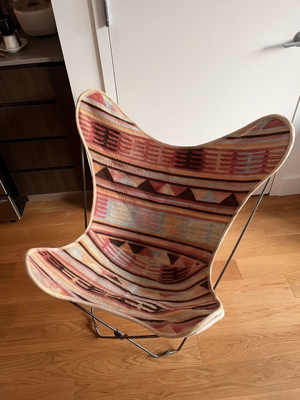 Butterfly Chair With Kilim Cover Bohemian Style Urban Outfitters + Extra Cover