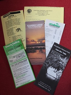 Everglades Flamingo Lodge Shark Valley Scenic Boat Shark Valley 1991, 75 1916-91