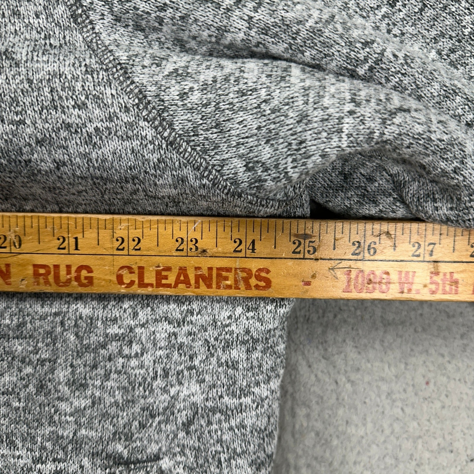 Orvis Men Pullover Sweatshirt Large Gray Quarter … - image 7
