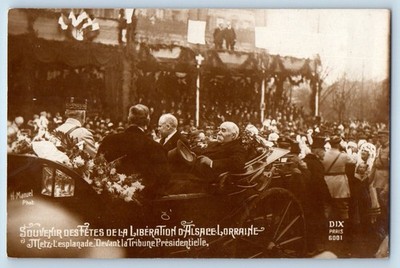 Metz Postcard Esplanade In Front of Presidential Tribune c1910 WW1 RPPC Photo