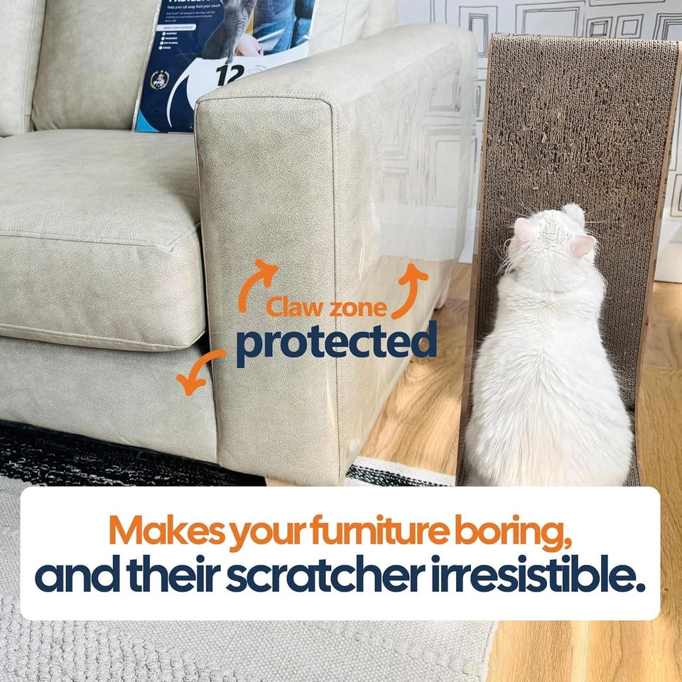 Cat Scratch Protector Tape – Anti-Scratch Sofa & Furniture Shield - Image 3 of 4