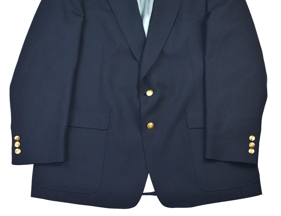 Blazer Jack Nicklaus Para Hombres 46L Serie Torneo Ventilación Única Botones Dorados Golf Foto 4 de 4