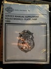 Harley Davidson Official 1993 Police Service Manual Supplement 99483 93SP