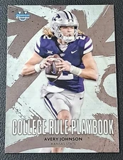 Avery Johnson - College Rule Playbook 2025 Bowman University Chrome #CRP-1 RC