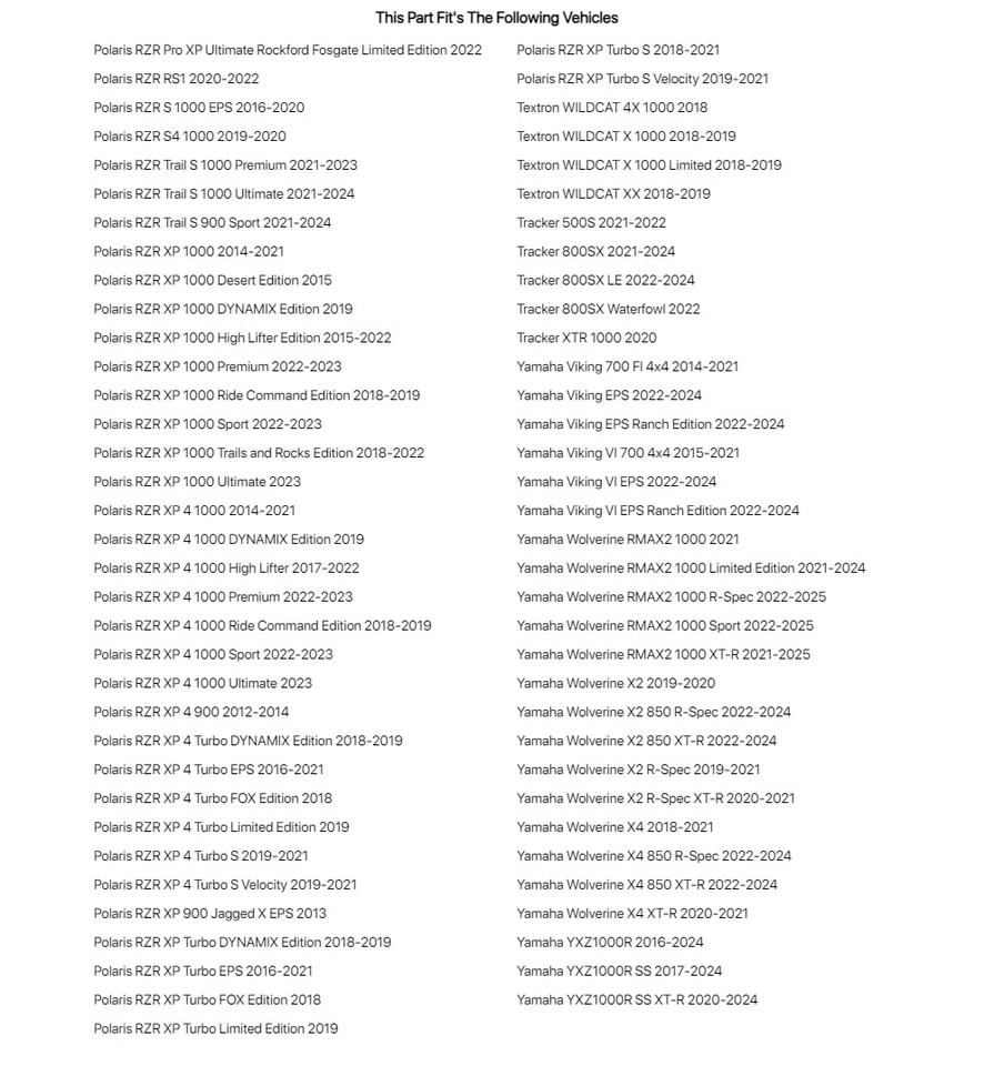 Tusk UTV Lift For YAMAHA Wolverine RMAX 2 1000 R-Spec 2022 Foto 3 de 4