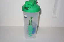 Brand New Vega Blender Bottle Portable Mix Your Protein for The Gym Green Clear