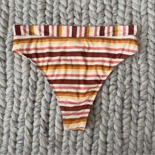 Nuevo con etiquetas Billabong Ray of Gold Traje de Baño Parte Inferior Bikini Rayas Elastizado Playa Piscina 12 - Imagen 4 de 13