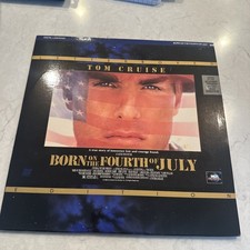 LD Laserdisc BORN ON THE FOURTH OF JULY 1989 Tom Cruise Letterboxed Edition Lt 2