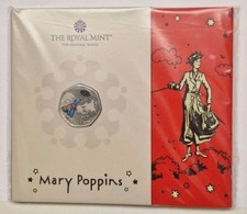 2025 MARY POPPINS UK COLOUR 50p BUNC ROYAL MINT PACK Coin LTD ED 10K SCARCE 50p.