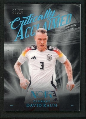 2024-25 DAVID RAUM 22/25 PANINI NOIR FIFA CRITICALLY ACCLAIMED