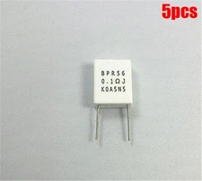 5Pcs 0.1R 100Mr 5W+/-10% Non-Inductive Resistor Ic New mn