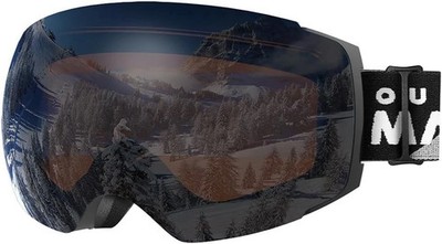 Outdoor Master Skibrille PRO Rahmenlose Gläser 100% UV400 Schutz Schneebrille