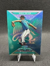 Noble Meyer 2025 Panini Crusade Crusade Teal #75 SN Miami Marlins
