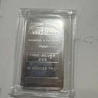 10oz Silver Bar NTR Metals .999 Fine Silver Sealed