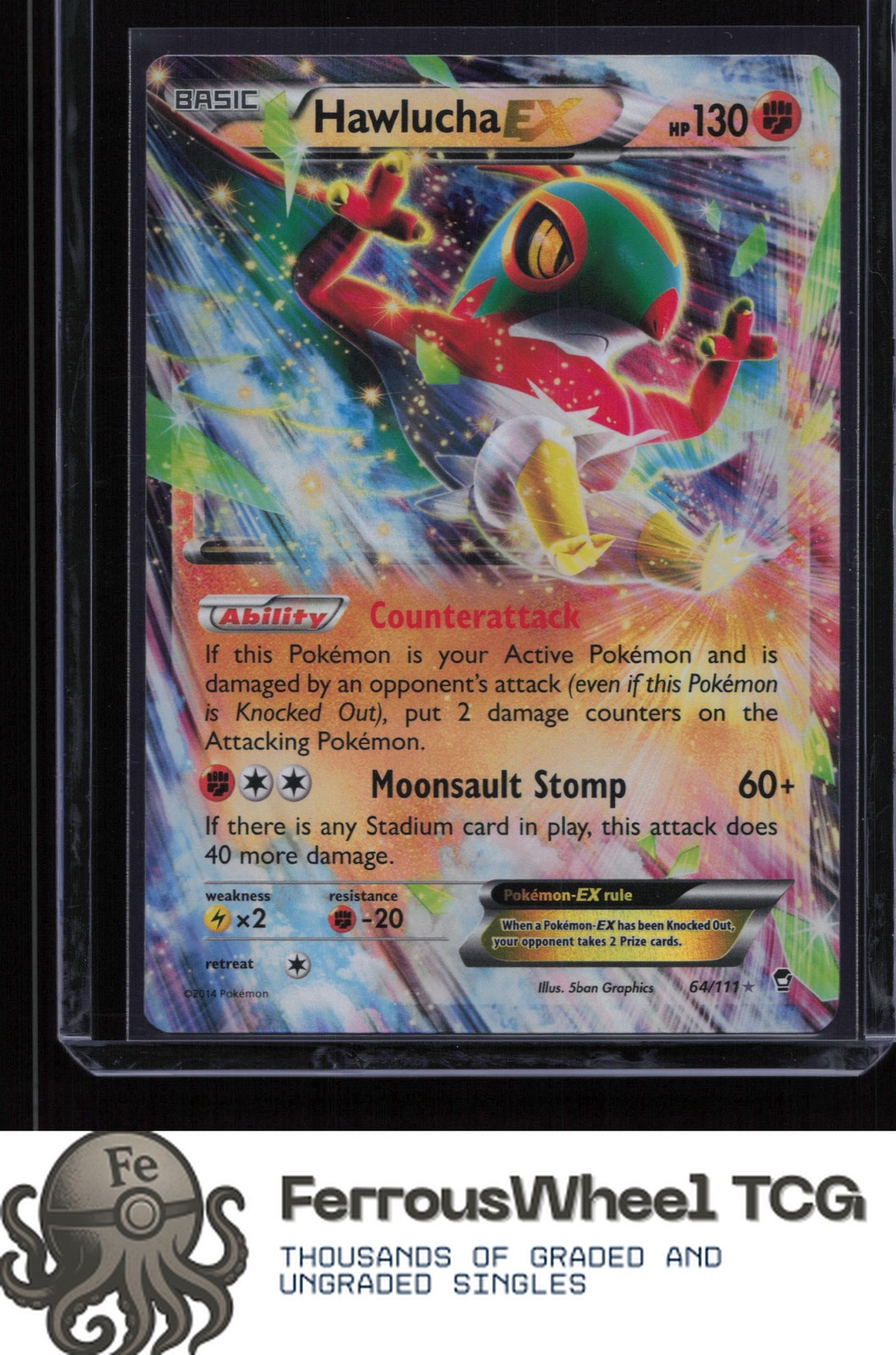 Hawlucha EX 64/111 - XY - Furious Fists - (LP-)