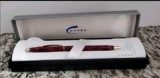 Cross Century Ballpoint Pen Fuchsia  Gold Double Banded New In Bx 6522 Usa Made