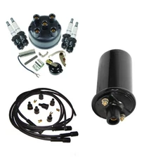 Master Tune Up Kit w/ Coil & Wire Set Fits Farmall Replaces 1115022