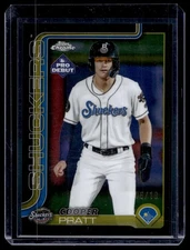 2025 Topps Pro Debut #PDC-5 Cooper Pratt Chrome Black Refractor #/10